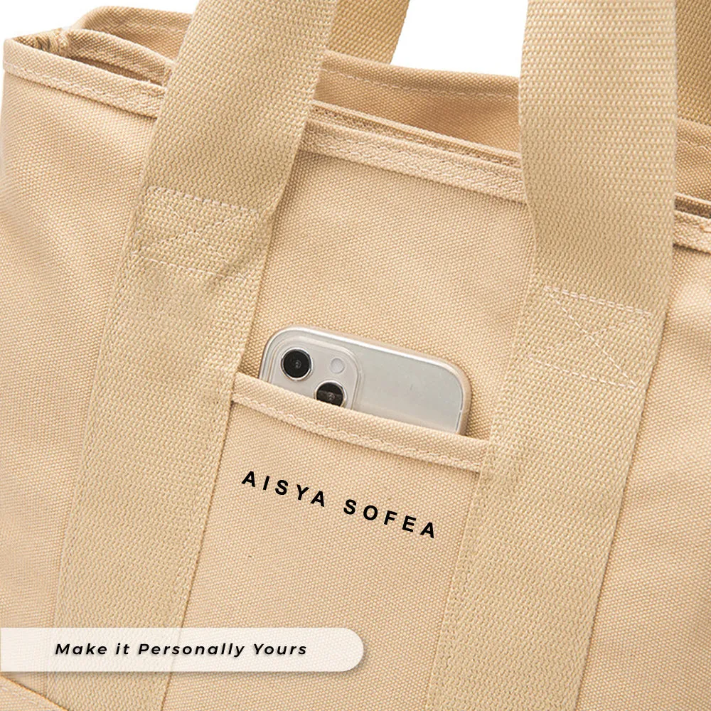 Seqora Canvas Tote Bag