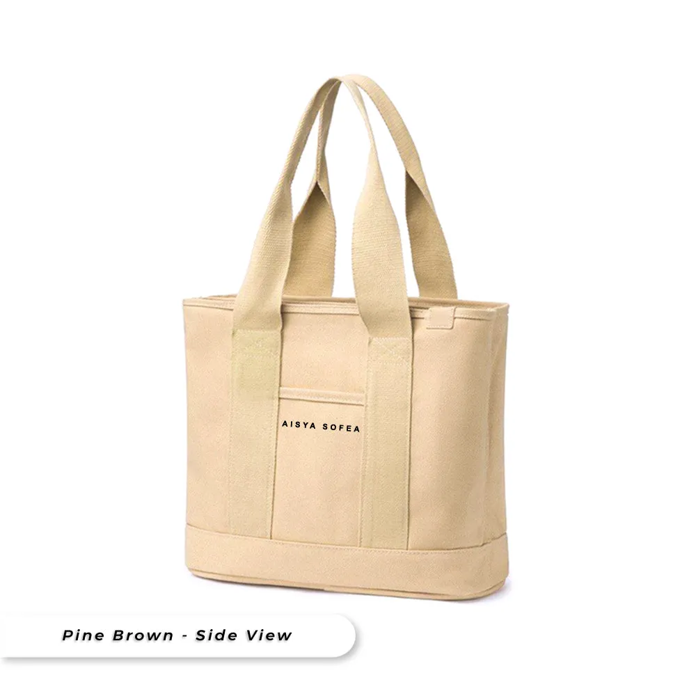 Seqora Canvas Tote Bag