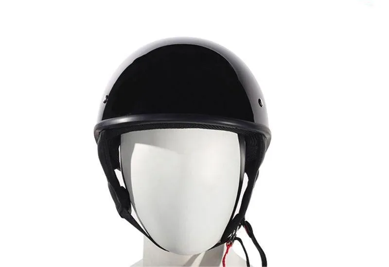 Shiny Black Finish DOT Approved Motorcycle Helmet, HS1100-SHINNY-DL