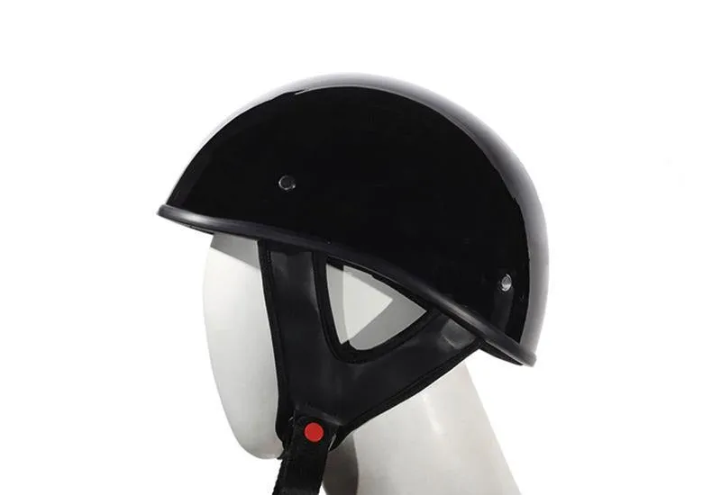 Shiny Black Finish DOT Approved Motorcycle Helmet, HS1100-SHINNY-DL