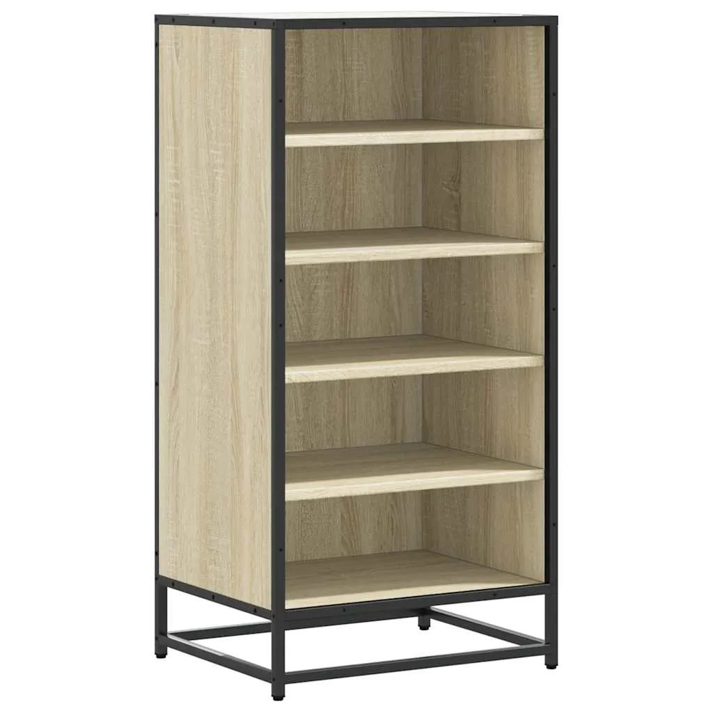 Shoe Rack Sonoma Oak 48x38x97.5 cm Engineered Wood