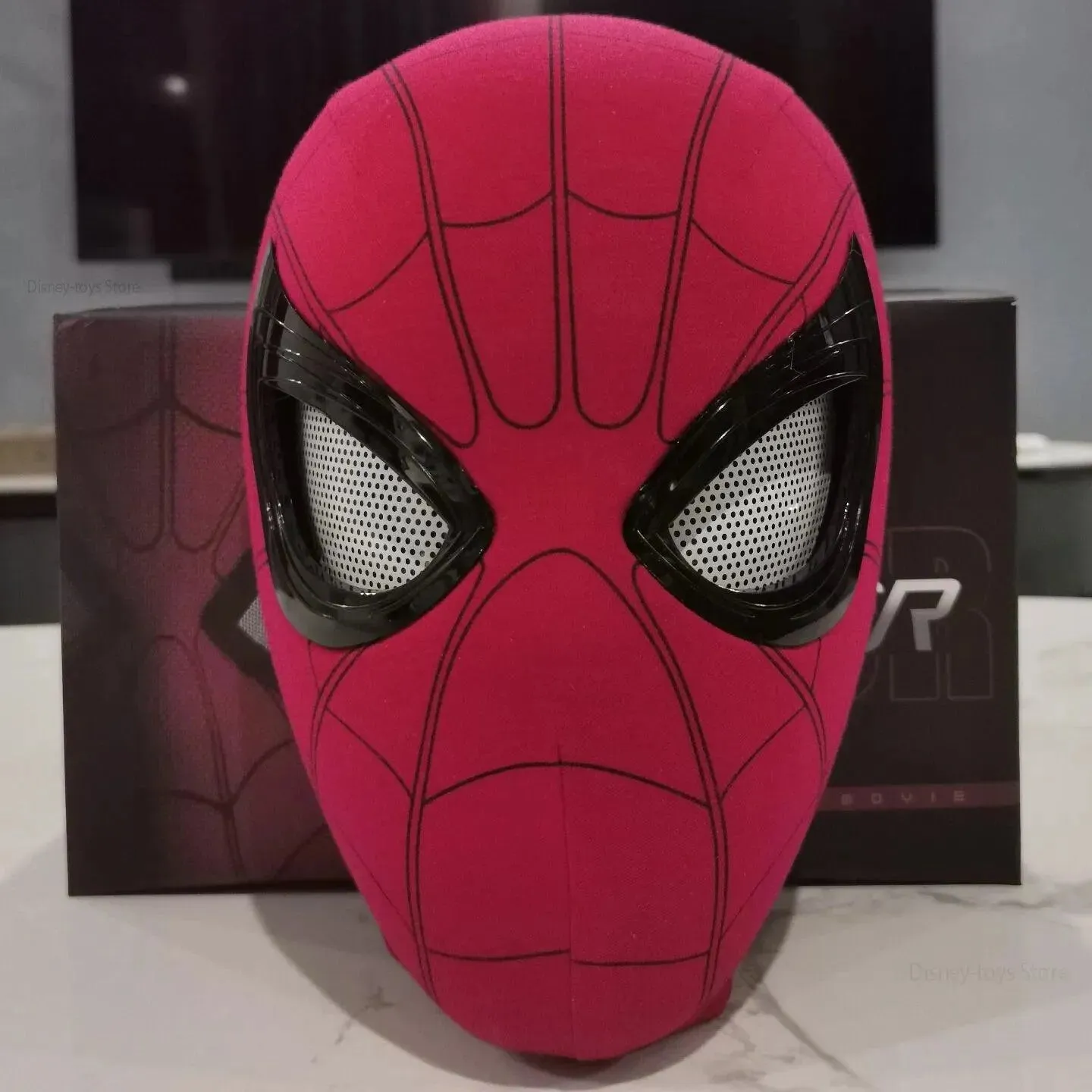 SpiderVision Luxe Mask: Spider-Man Mask with Moving Eyes