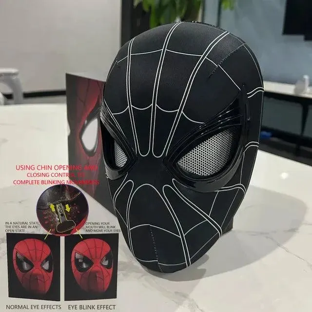 SpiderVision Luxe Mask: Spider-Man Mask with Moving Eyes