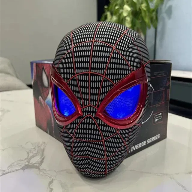 SpiderVision Luxe Mask: Spider-Man Mask with Moving Eyes