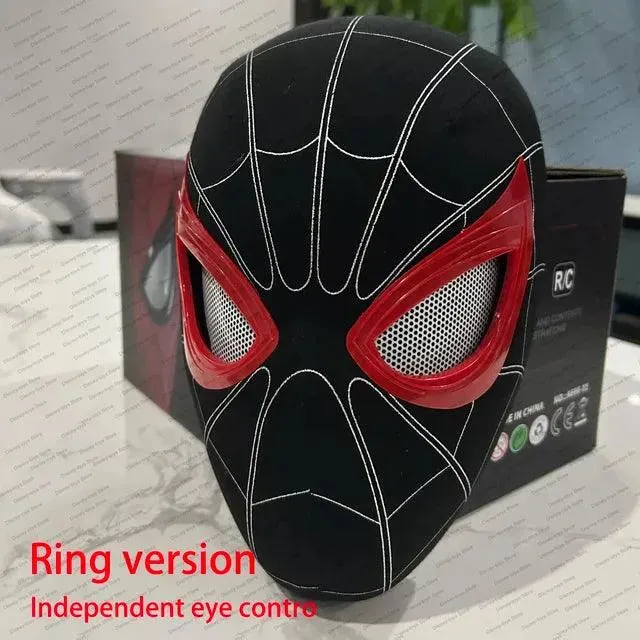 SpiderVision Luxe Mask: Spider-Man Mask with Moving Eyes