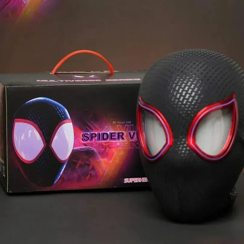 SpiderVision Luxe Mask: Spider-Man Mask with Moving Eyes