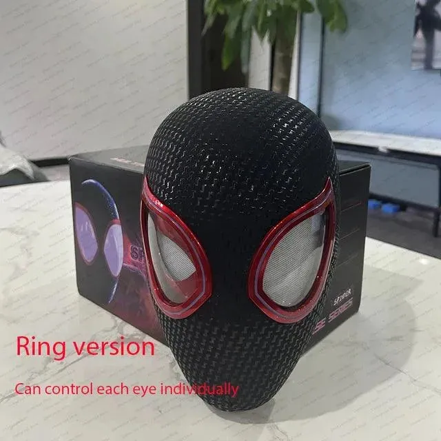 SpiderVision Luxe Mask: Spider-Man Mask with Moving Eyes