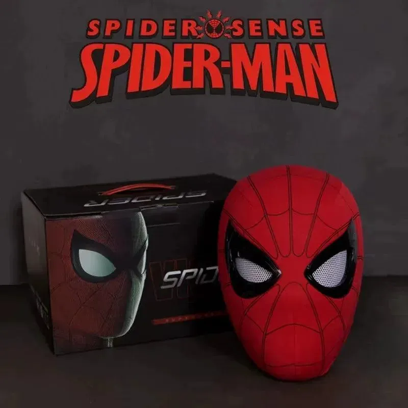 SpiderVision Luxe Mask: Spider-Man Mask with Moving Eyes