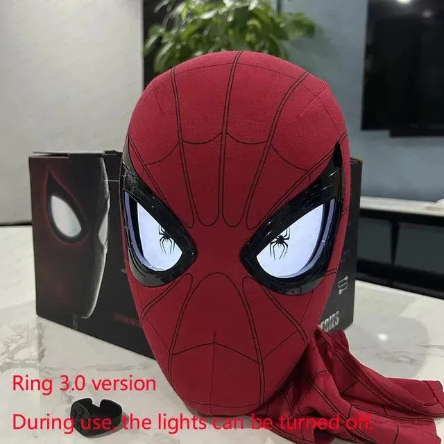 SpiderVision Luxe Mask: Spider-Man Mask with Moving Eyes