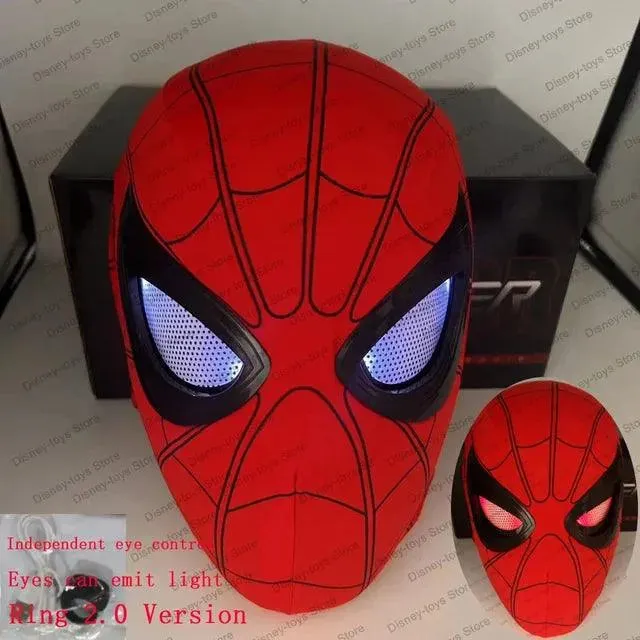 SpiderVision Luxe Mask: Spider-Man Mask with Moving Eyes