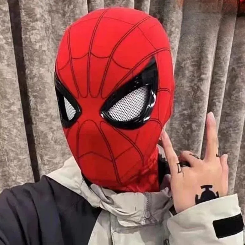 SpiderVision Luxe Mask: Spider-Man Mask with Moving Eyes