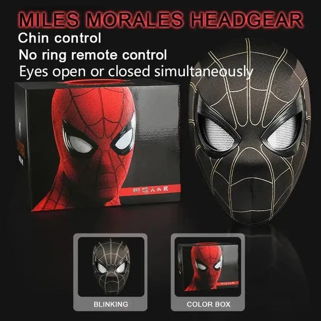 SpiderVision Luxe Mask: Spider-Man Mask with Moving Eyes