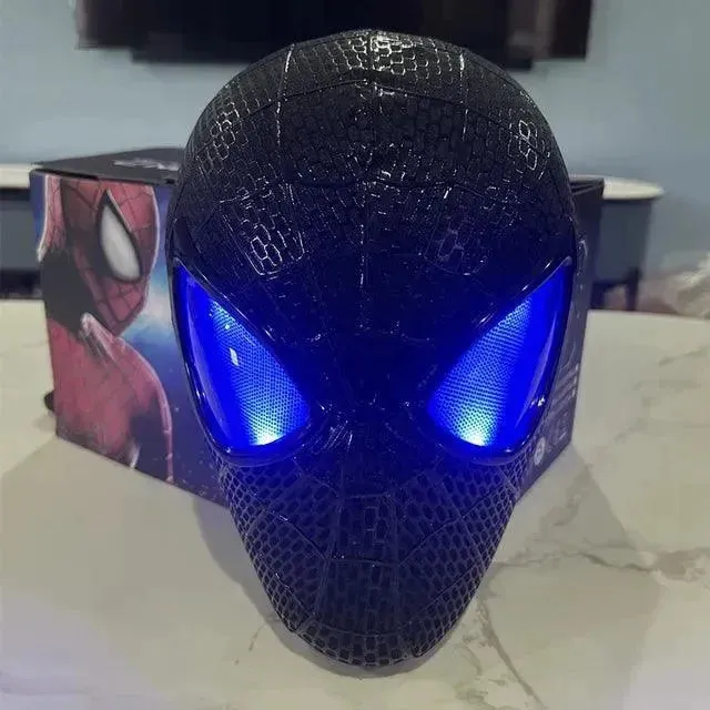 SpiderVision Luxe Mask: Spider-Man Mask with Moving Eyes