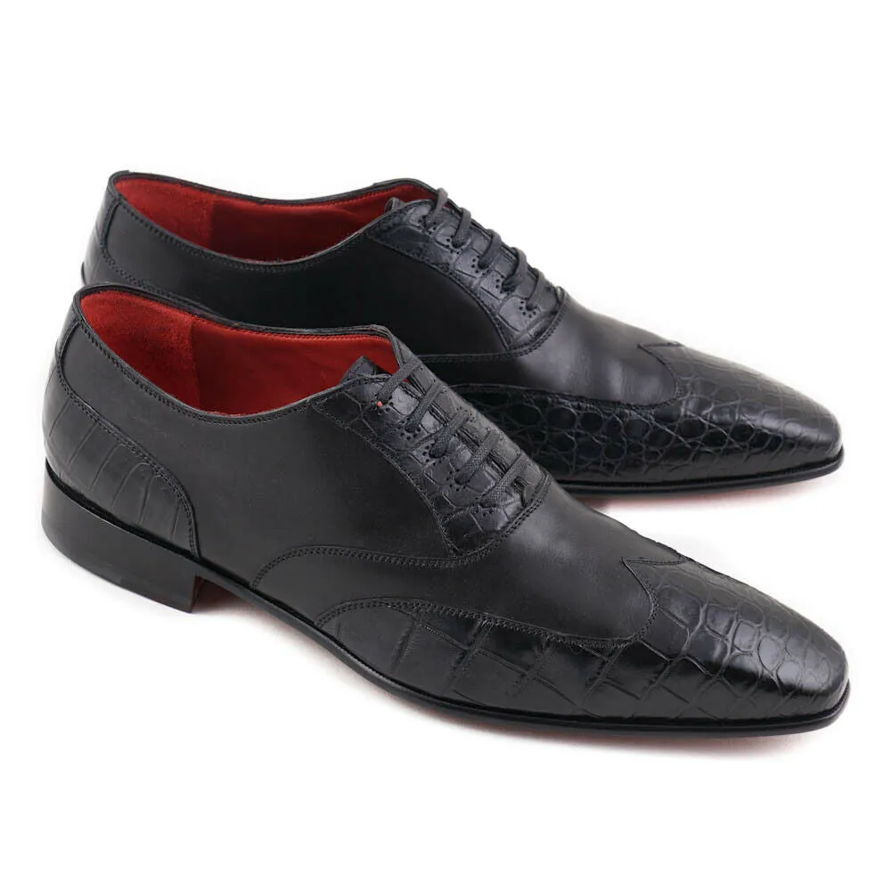 Stefano Ricci Crocodile and Calf Oxfords