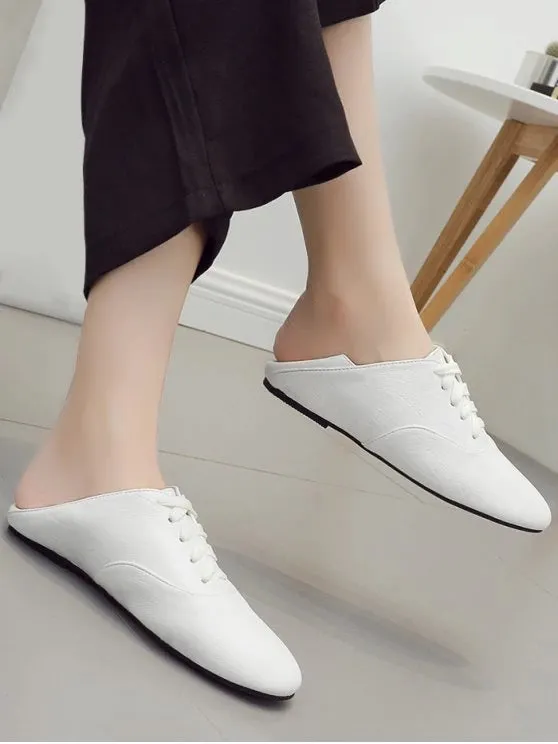 Trendy Slight Heel Faux Leather Sneakers