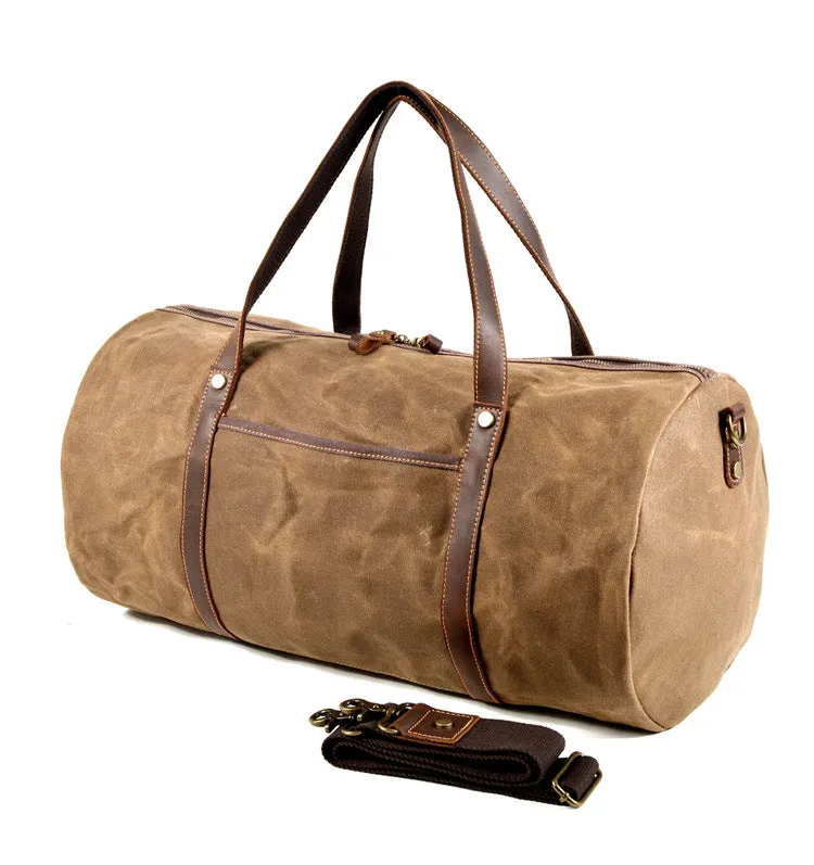 Vintage Foldable Large Storage Canvas Outdoor Duffle Bags 9824