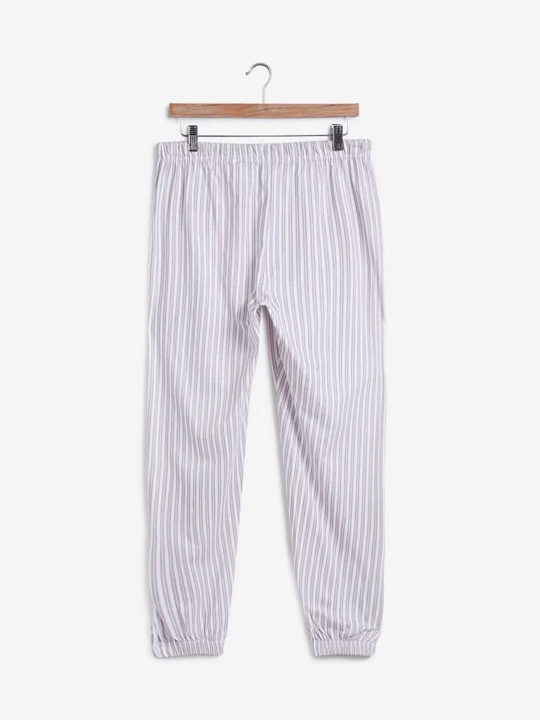 Wunderlove Brown Striped Pyjamas