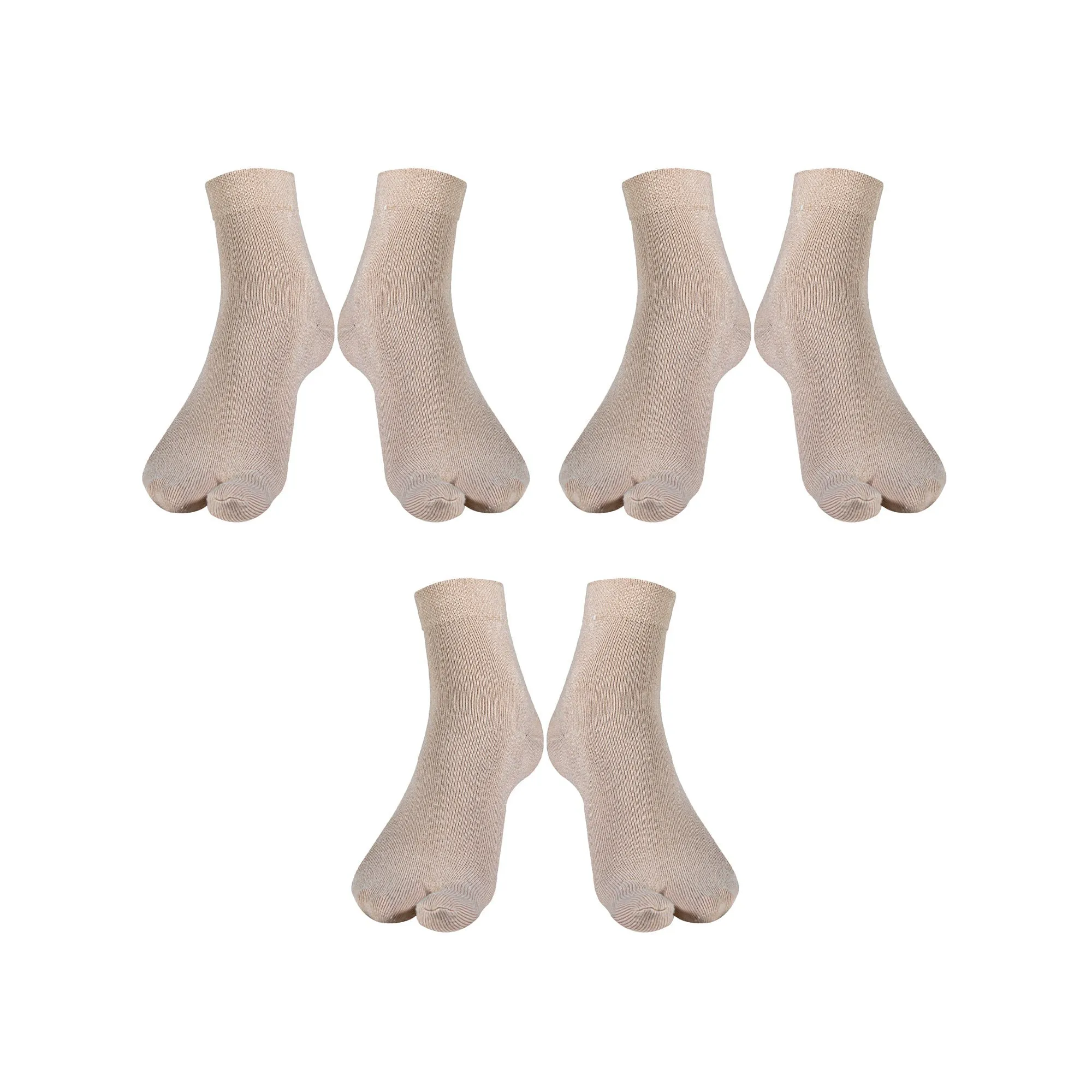 Young Wings Antibacterial Womens Cotton Thumb Ankle Socks 5001 - Pack of 3