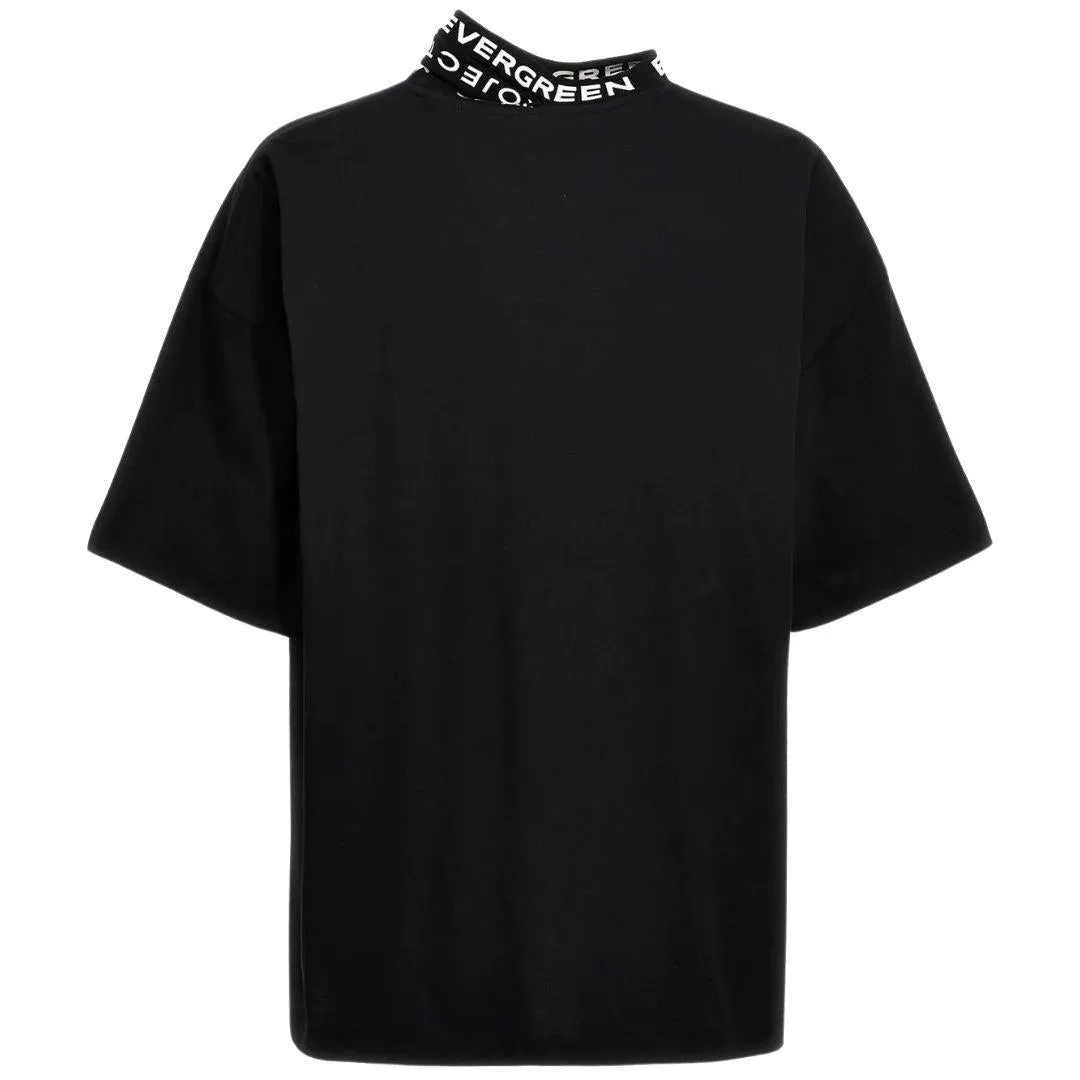 Y/PROJECT CLASSIC TRIPLE COLLAR T-SHIRT BLACK